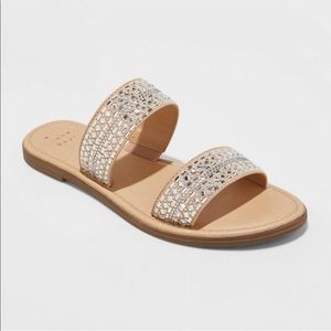 Kersha embellished slides